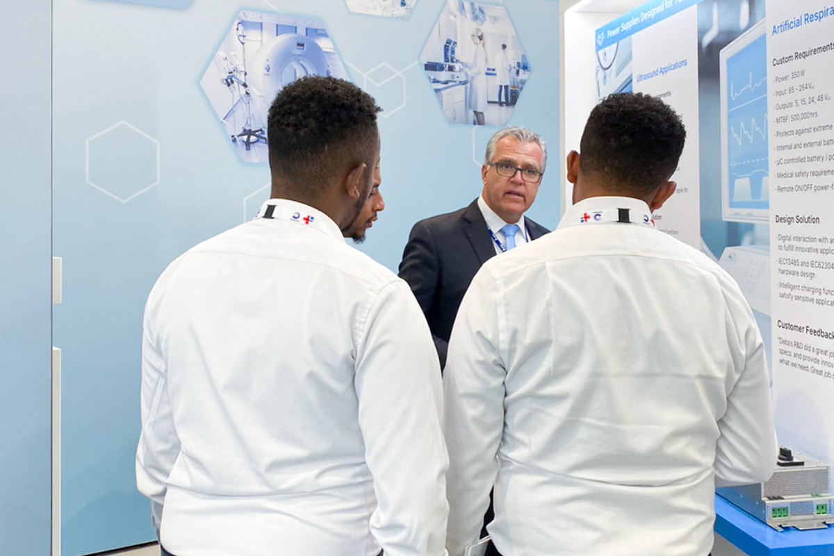 Sales team introduced medical power solutions for small to mid-sized equipment