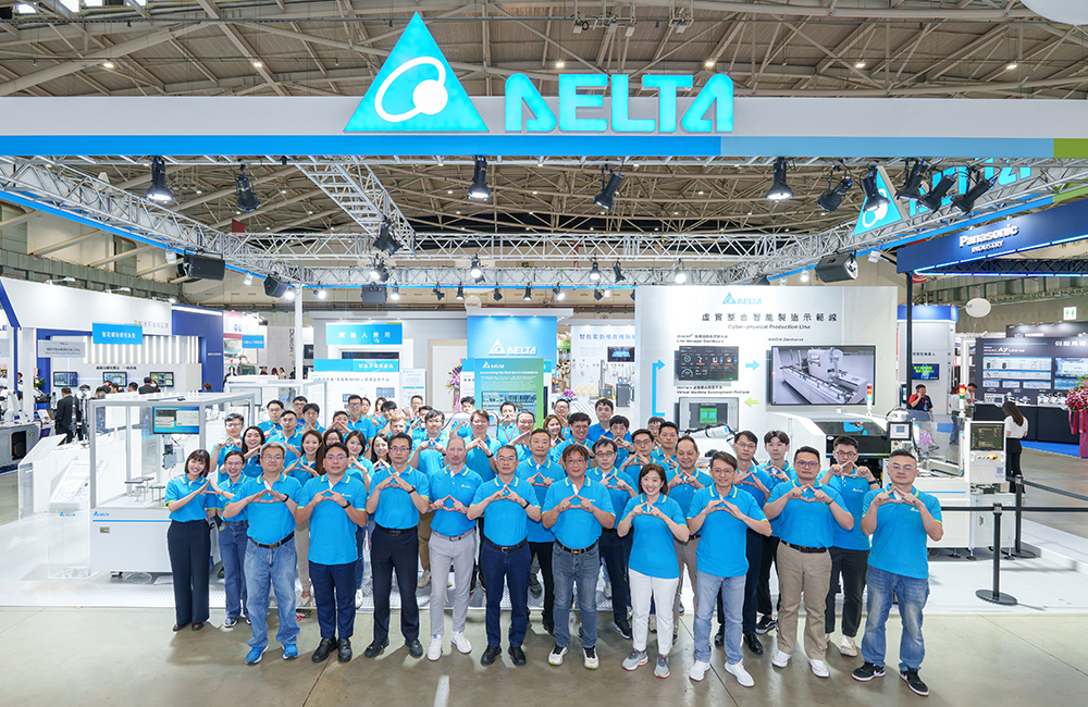 台達再次以「AI賦能 創變永續製造」為主題，展出相應的解決方案