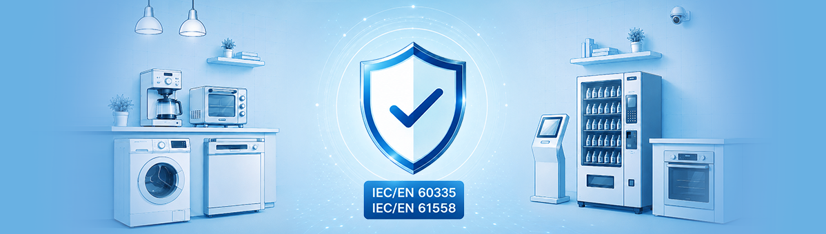 IEC/EN 60335 and IEC/EN 61558 for power supply applications