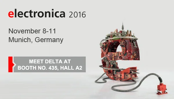 Electronica 2016 | Events & Calendar | PSU.deltaww.com